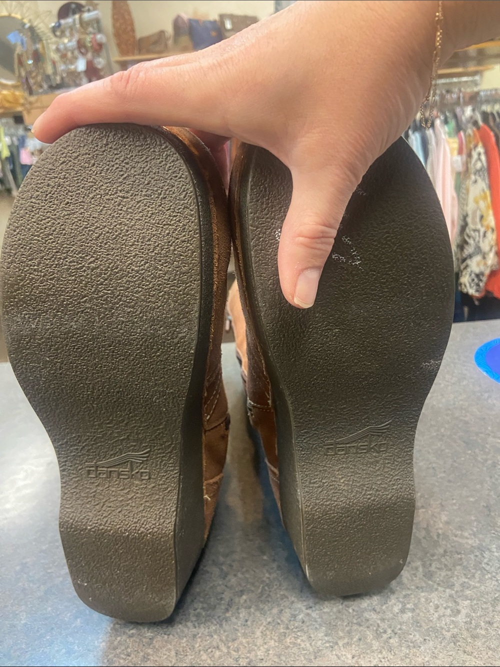 Dansko Brown Suede Tall Winter Boots - Picture 6 of 6